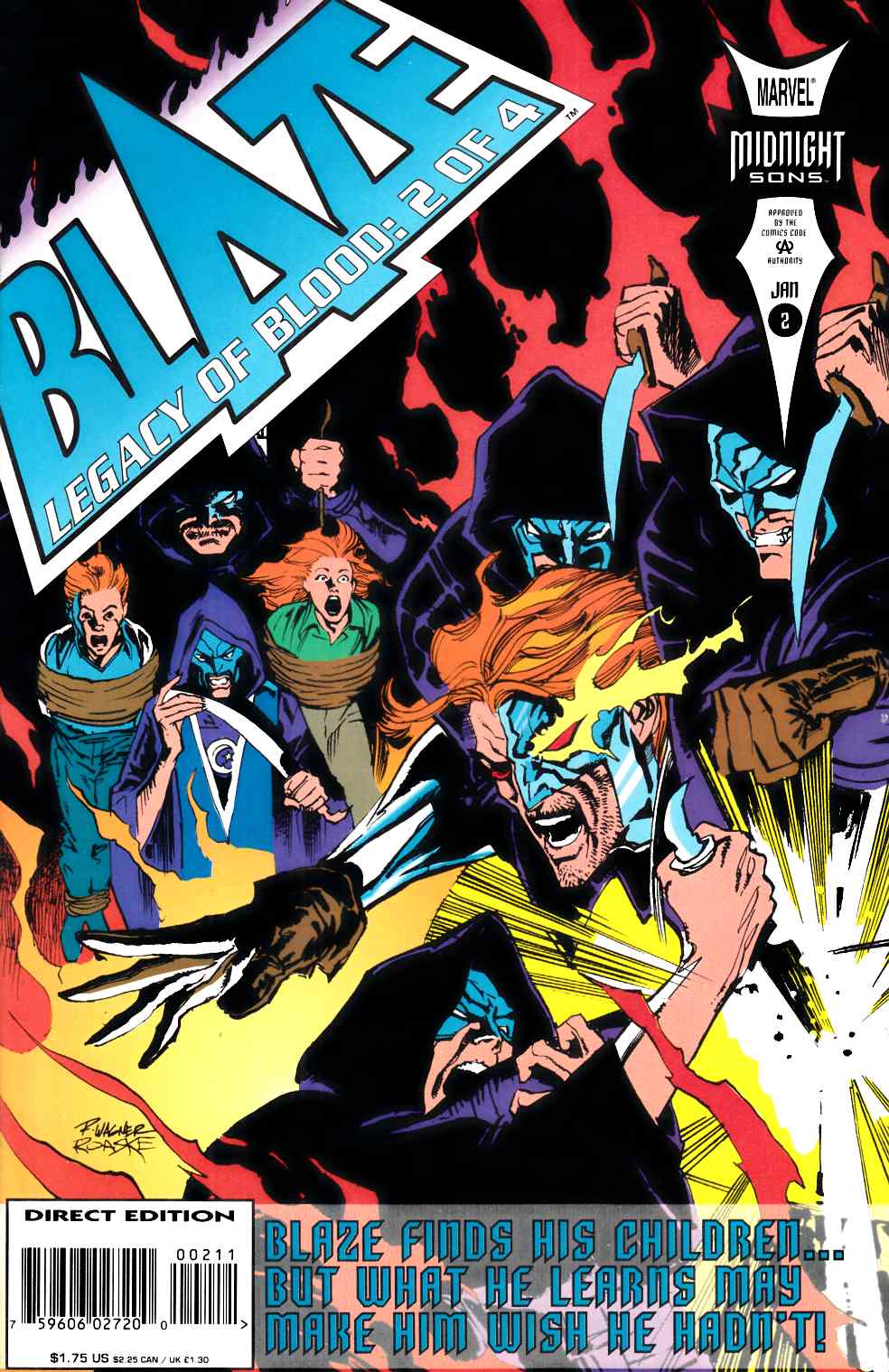 Blaze Legacy of Blood #2 Near Mint (9.4) [Marvel Comic] THUMBNAIL