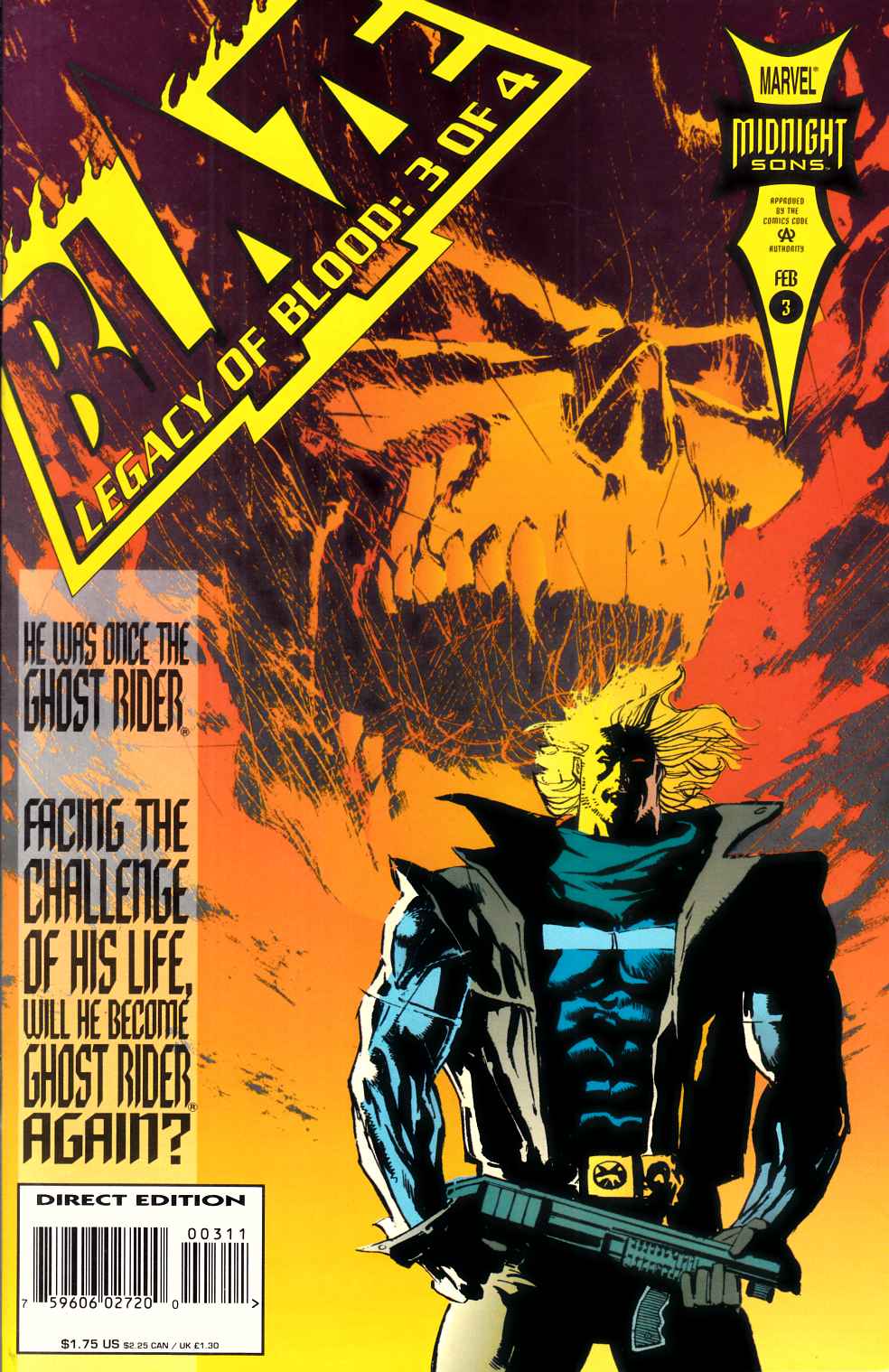 Blaze Legacy of Blood #3 Near Mint (9.4) [Marvel Comic] THUMBNAIL