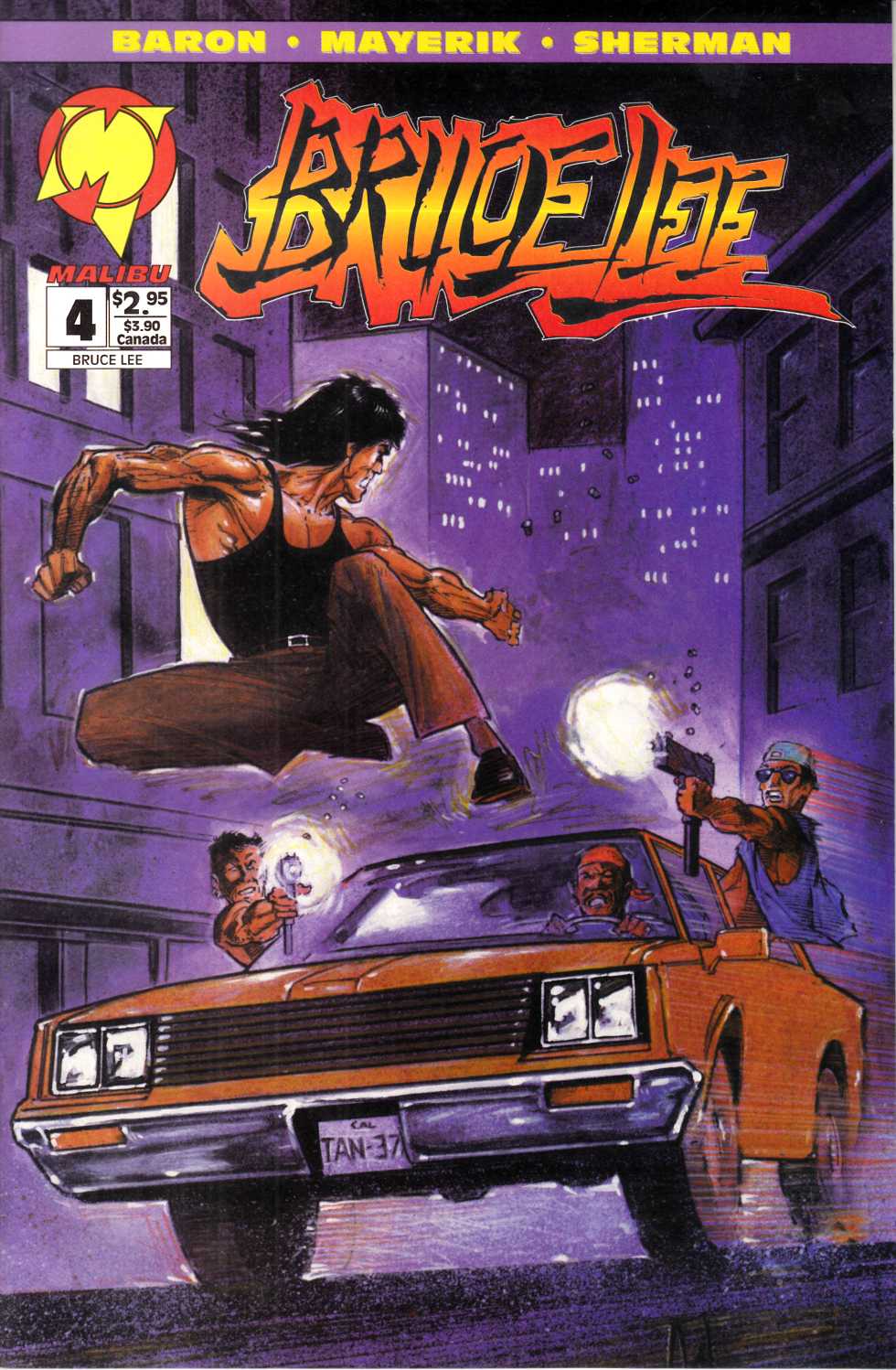 Bruce Lee #4 Near Mint (9.4) [Malibu Comic] THUMBNAIL