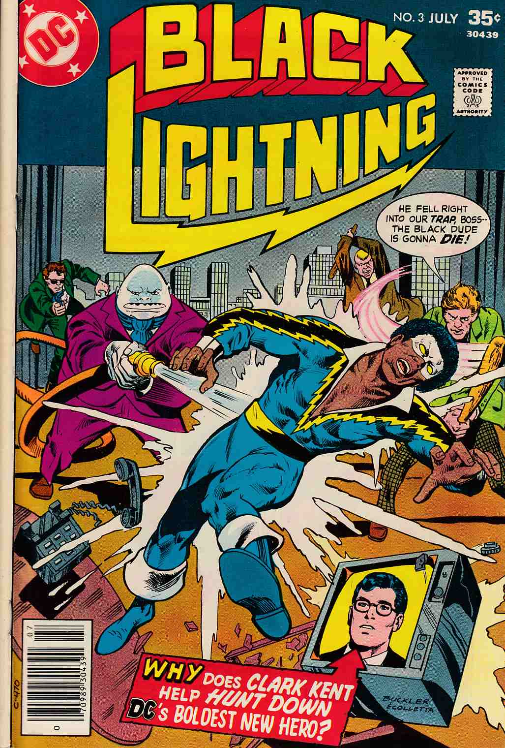 Black Lightning #3 Very Good (4.0) [DC Comic] LARGE