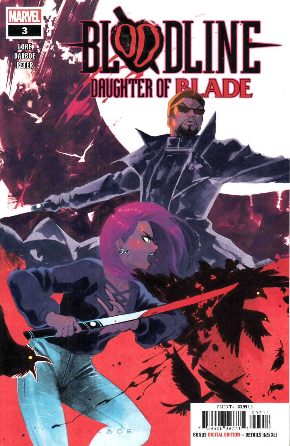 Bloodline Daughter of Blade #3 Near Mint (9.4) [Marvel Comic] THUMBNAIL