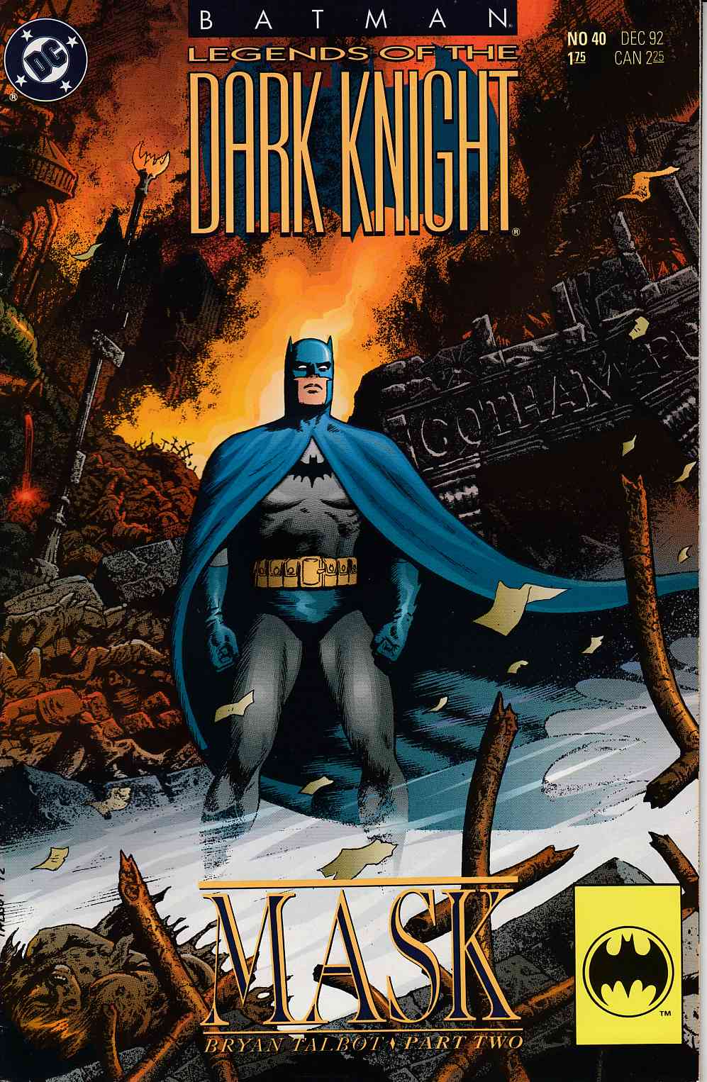 Batman Legends of the Dark Knight #40 Very Fine (8.0) [DC Comic] THUMBNAIL