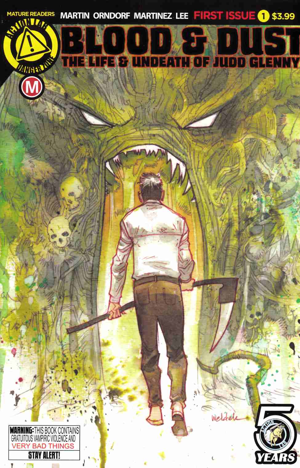 Blood and Dust #1 Cover A [Danger Zone Comic] THUMBNAIL