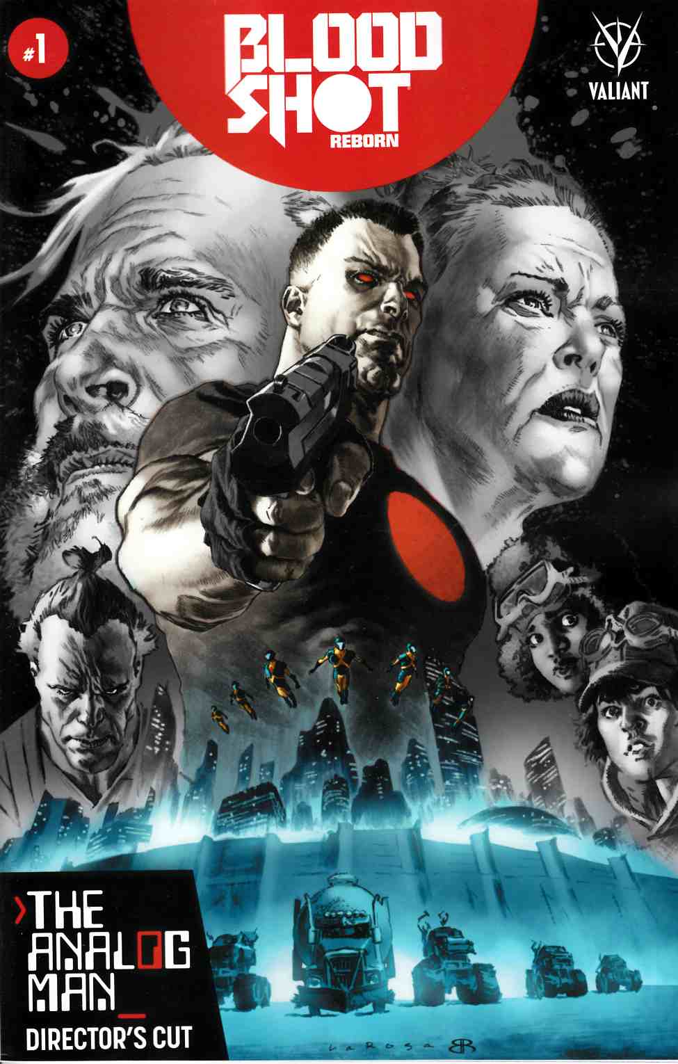 Bloodshot Reborn Analog Man Directors Cut #1 [Valiant Comic] LARGE