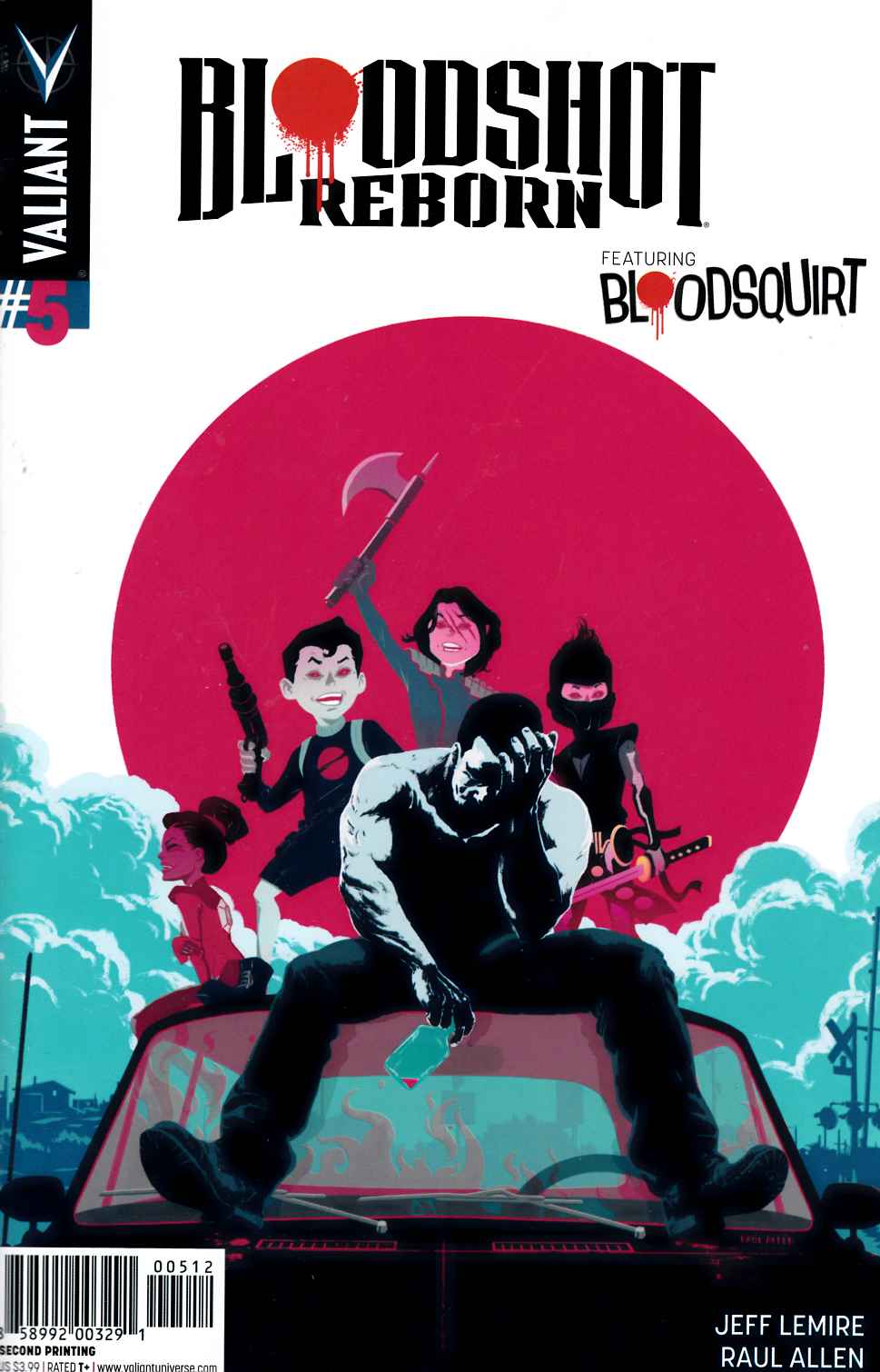 Bloodshot Reborn #5 Second Printing [Valiant Comic] THUMBNAIL
