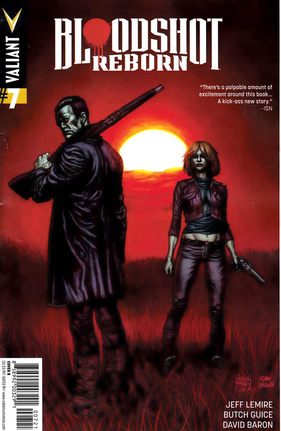 Bloodshot Reborn #7 Cover B- Fabry [Valiant Comic] THUMBNAIL