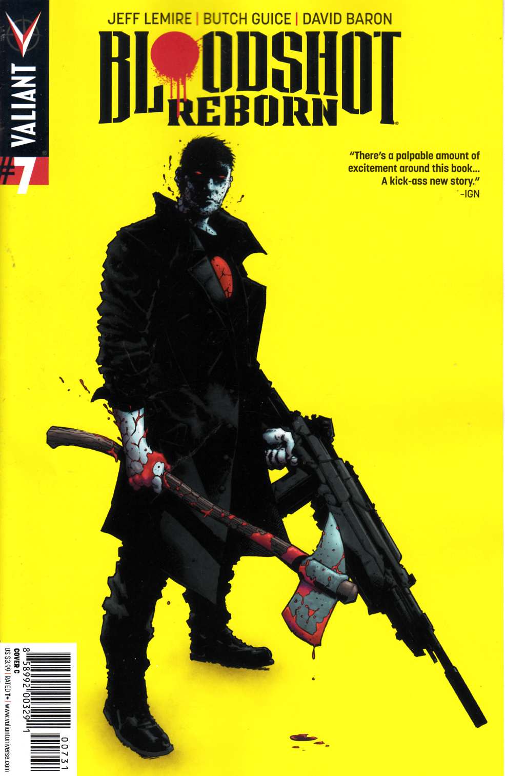 Bloodshot Reborn #7 Cover C- Hairsine [Valiant Comic] LARGE