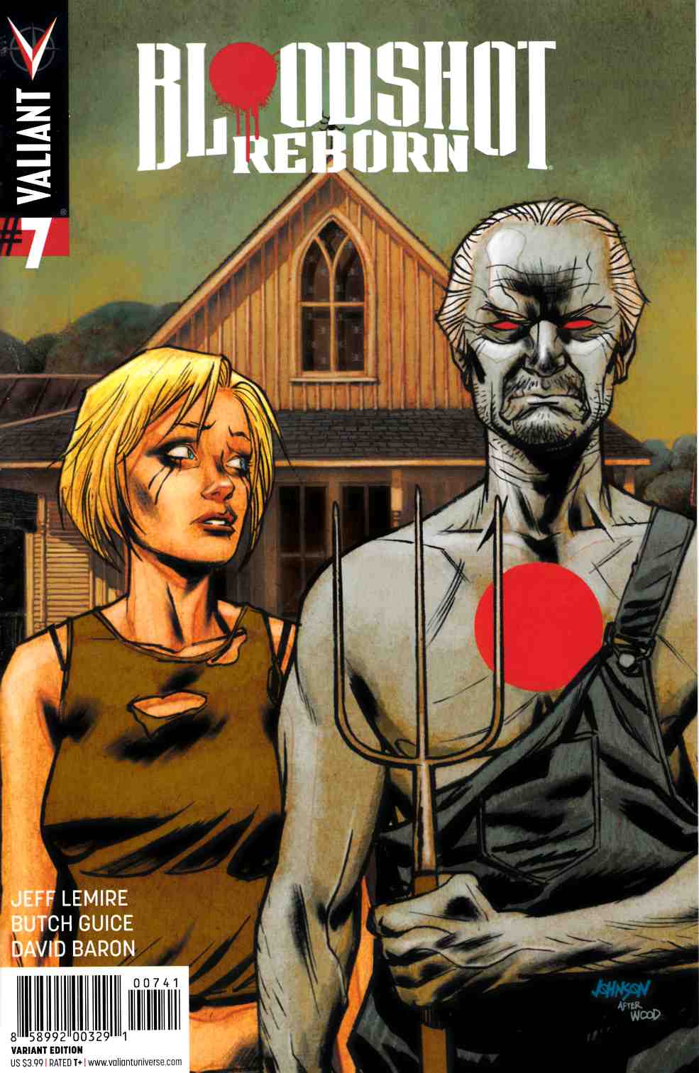 Bloodshot Reborn #7 Cover D- Johnson [Valiant Comic] THUMBNAIL