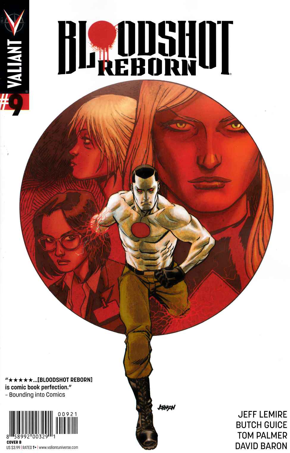 Bloodshot Reborn #9 Cover B- Johnson [Valiant Comic] LARGE