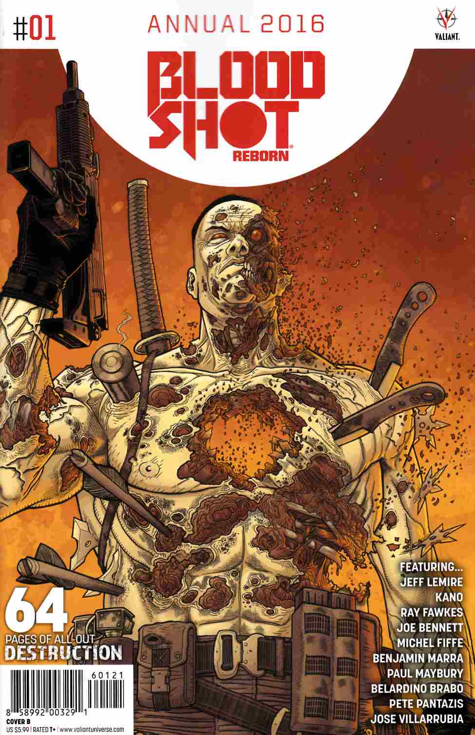 Bloodshot Reborn Annual 2016 #1 Cover B [Valiant Comic] THUMBNAIL