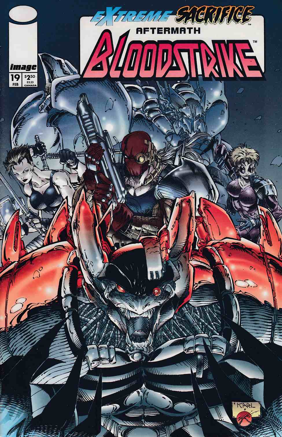 Bloodstrike #19 Polybagged Near Mint (9.4) [Image Comic] LARGE