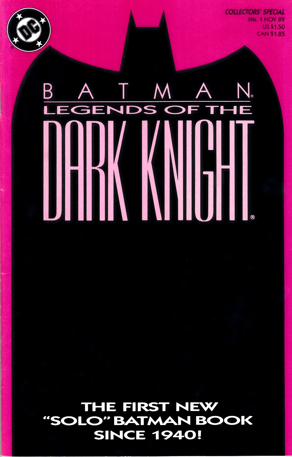 Batman Legends of the Dark Knight #1 Pink Fine (6.0) [DC Comic] THUMBNAIL