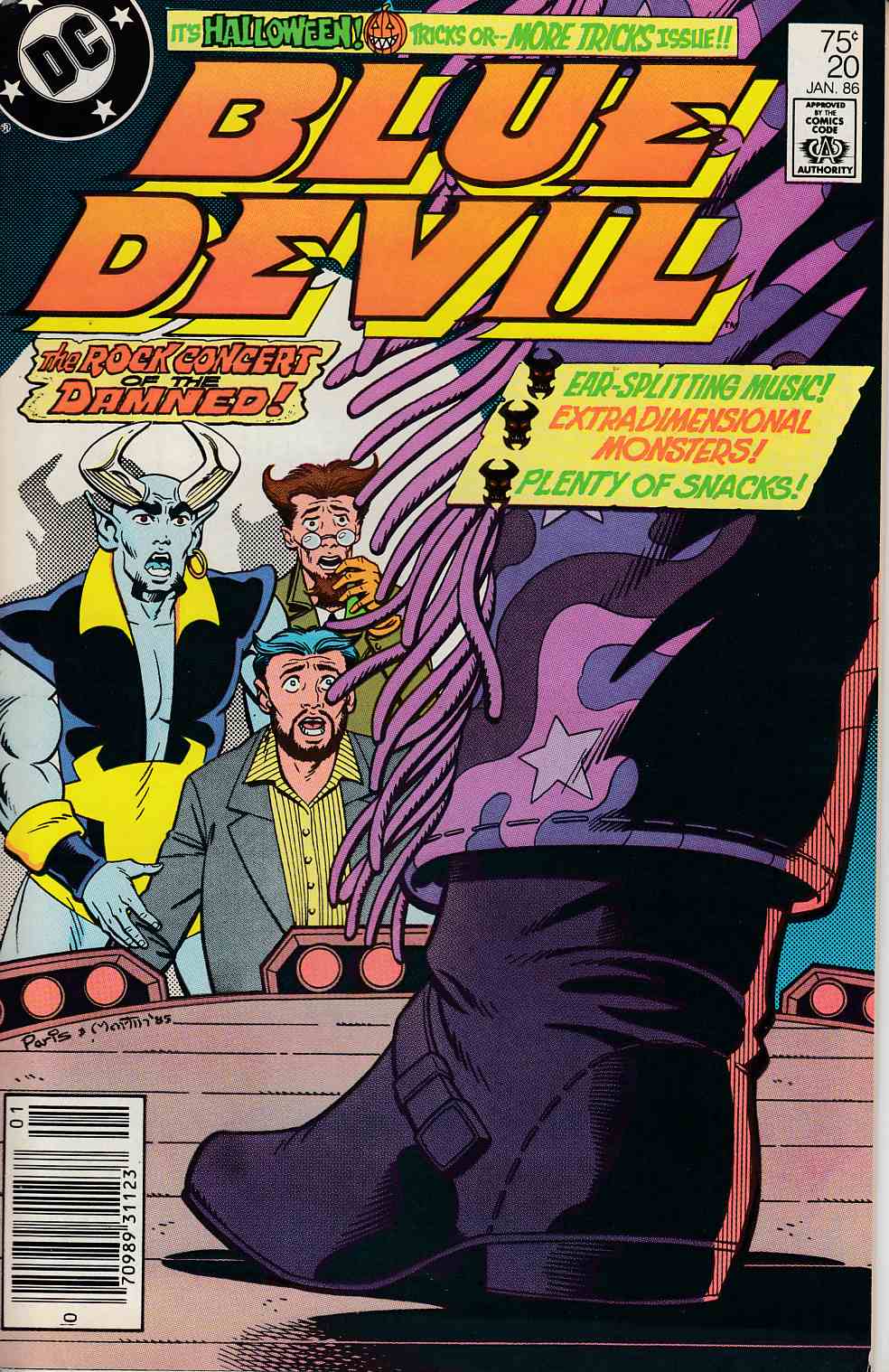 Blue Devil #20 Newsstand Edition Fine (6.0) [DC Comic] LARGE