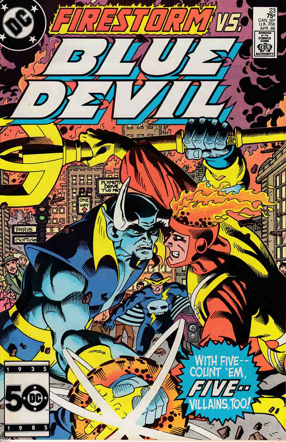 Blue Devil #23 Very Fine (8.0) [DC Comic] LARGE
