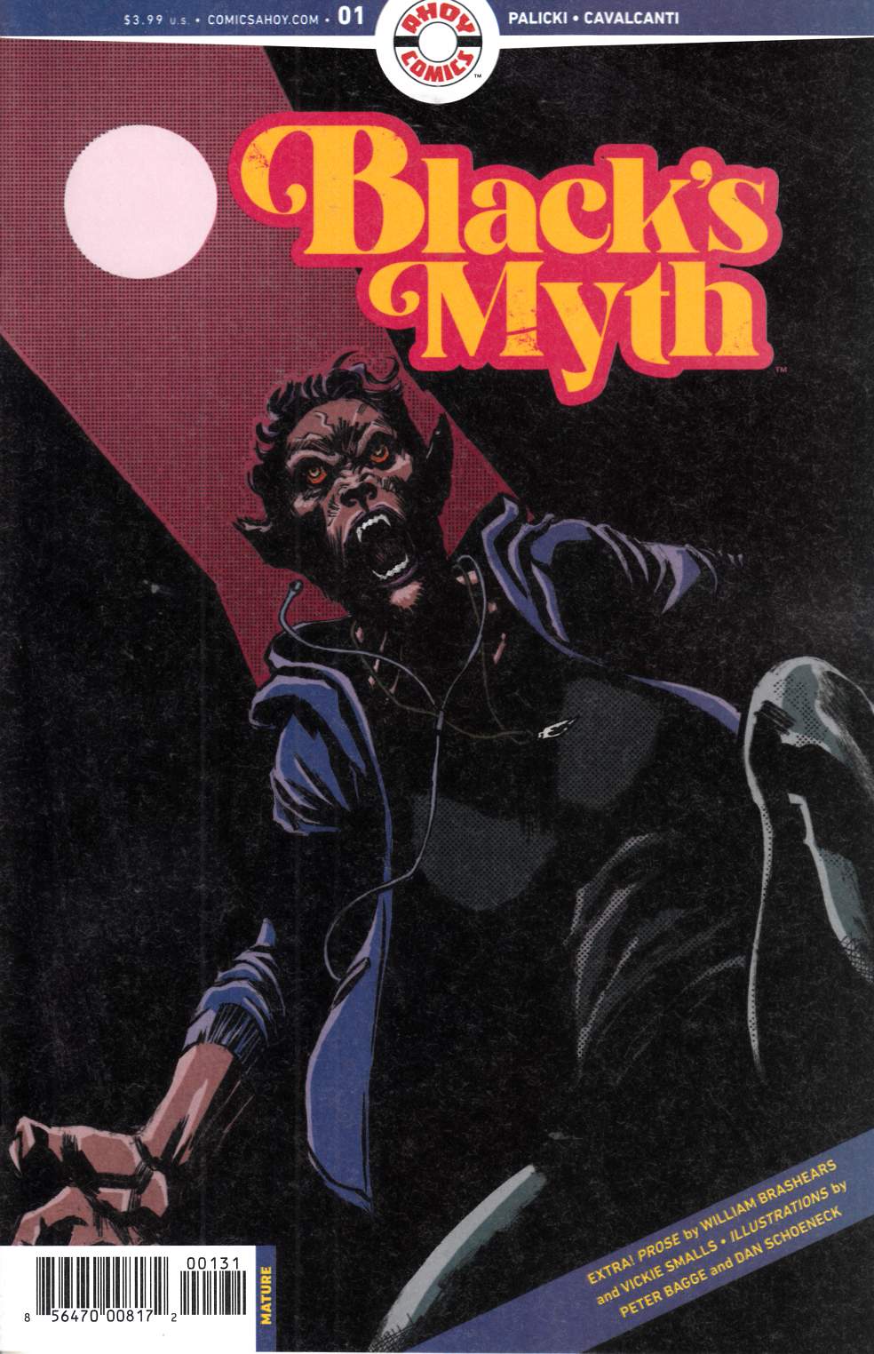 Black's Myth #1 Third Printing Near Mint (9.4) [Ahoy Comic] LARGE