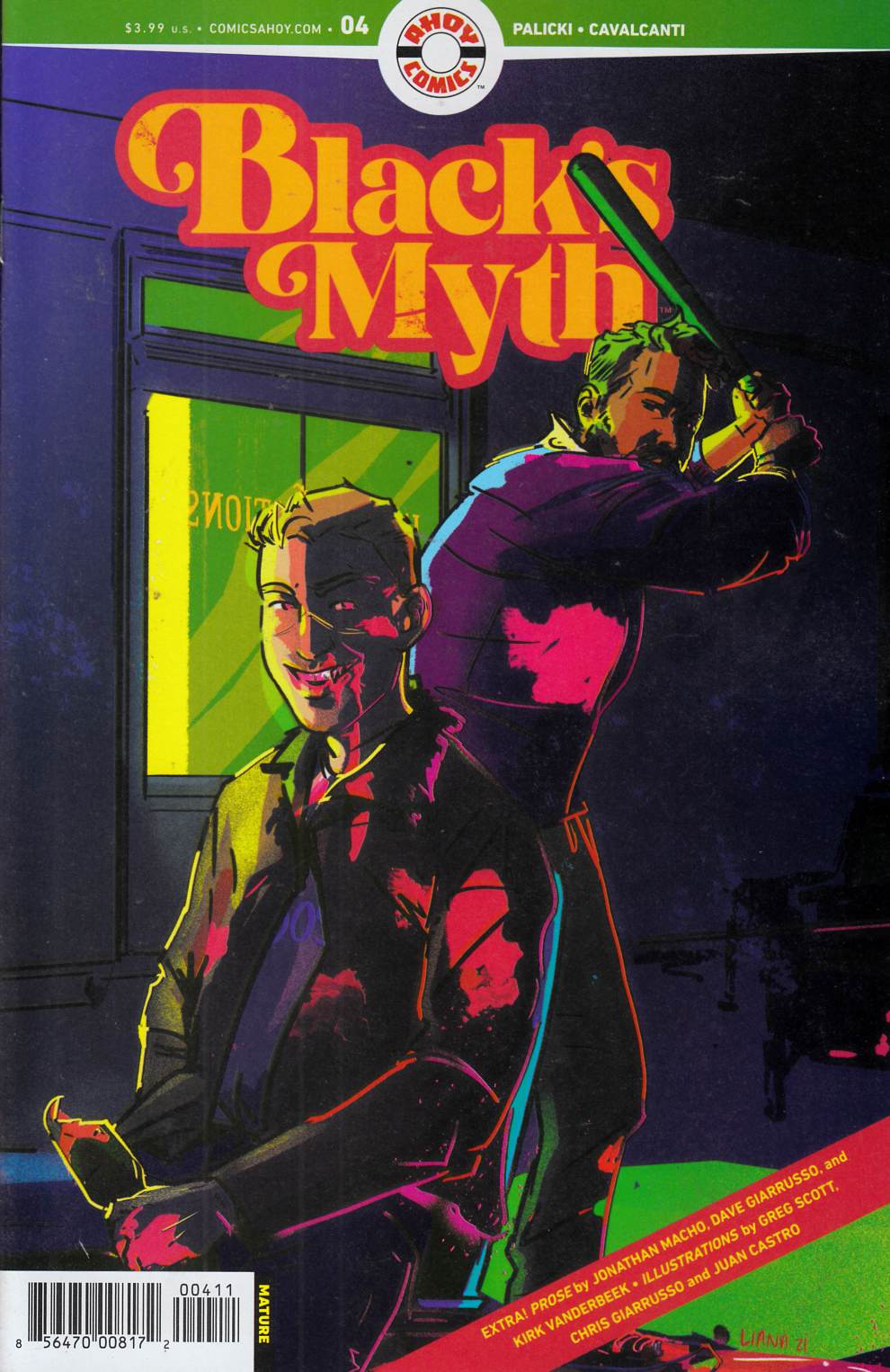 Black's Myth #4 Near Mint (9.4) [Ahoy Comic] THUMBNAIL