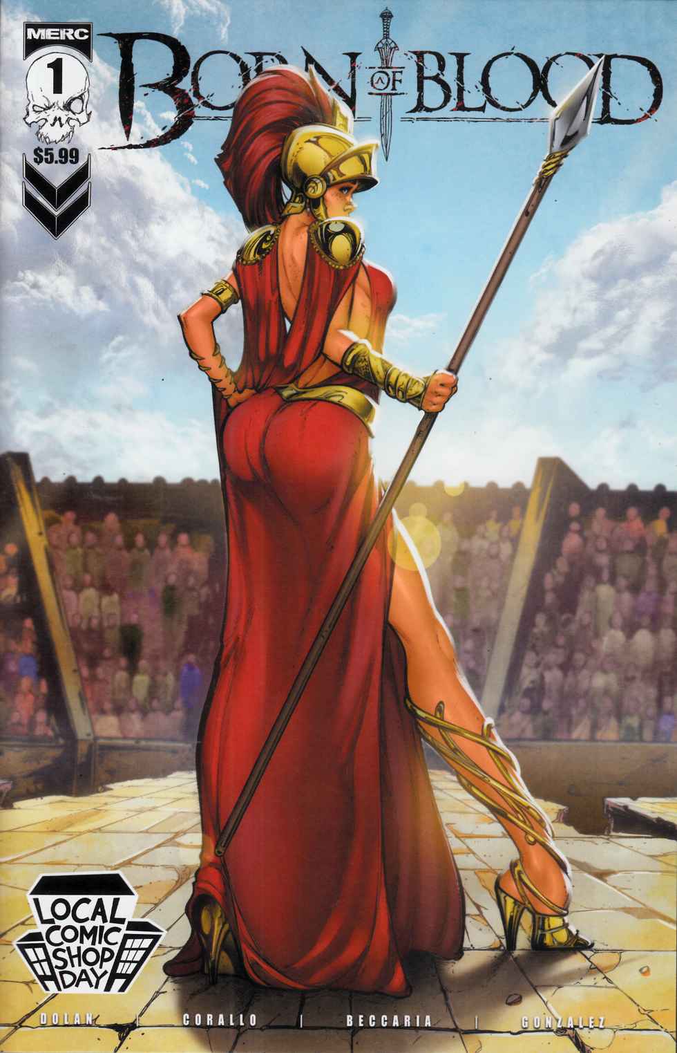 Born of Blood #1 LCSD Variant Cover Near Mint (9.4) [Merc Comic] THUMBNAIL