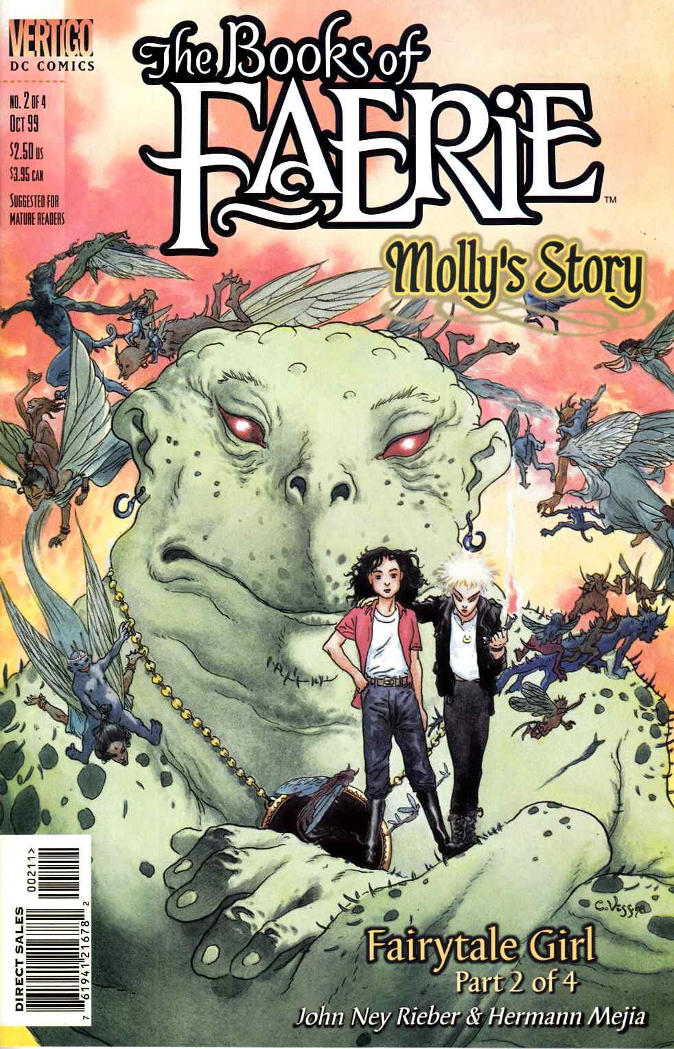 Books of Faerie Molly's Story #2 Near Mint (9.4) [DC Comic] LARGE