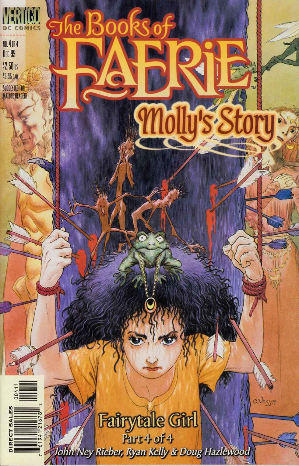 Books of Faerie Molly's Story #4 Near Mint (9.4) [DC Comic] LARGE