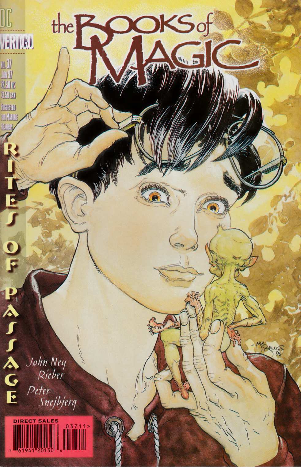 Books of Magic #37 Near Mint (9.4) [DC Comic] THUMBNAIL