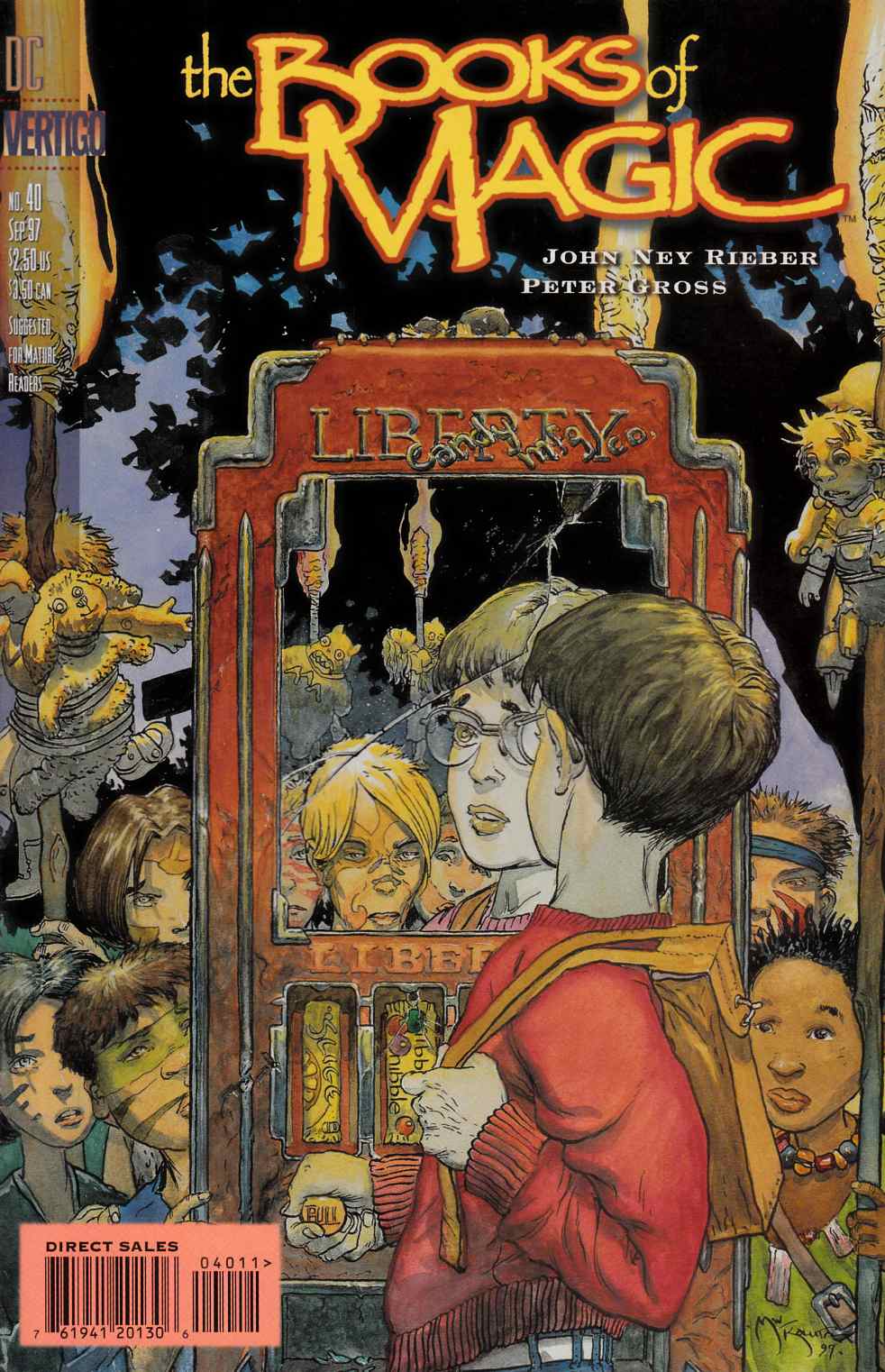Books of Magic #40 Near Mint (9.4) [DC Comic] THUMBNAIL