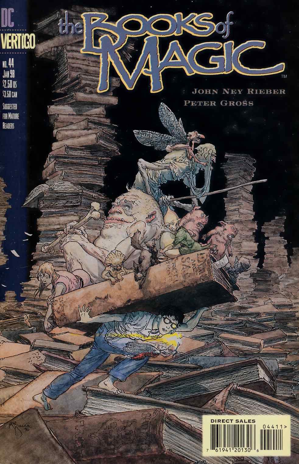 Books of Magic #44 Near Mint (9.4) [DC Comic] THUMBNAIL