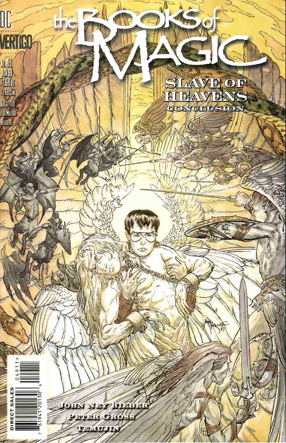 Books of Magic #49 Near Mint (9.4) [DC Comic] THUMBNAIL