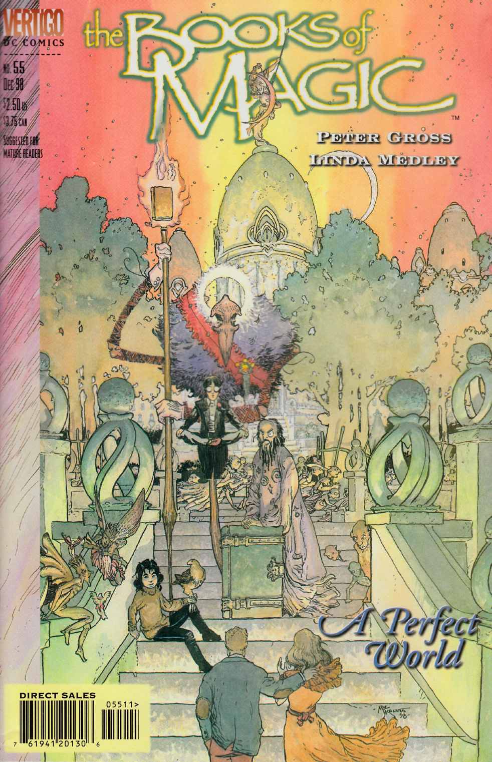 Books of Magic #55 Near Mint (9.4) [DC Comic] LARGE