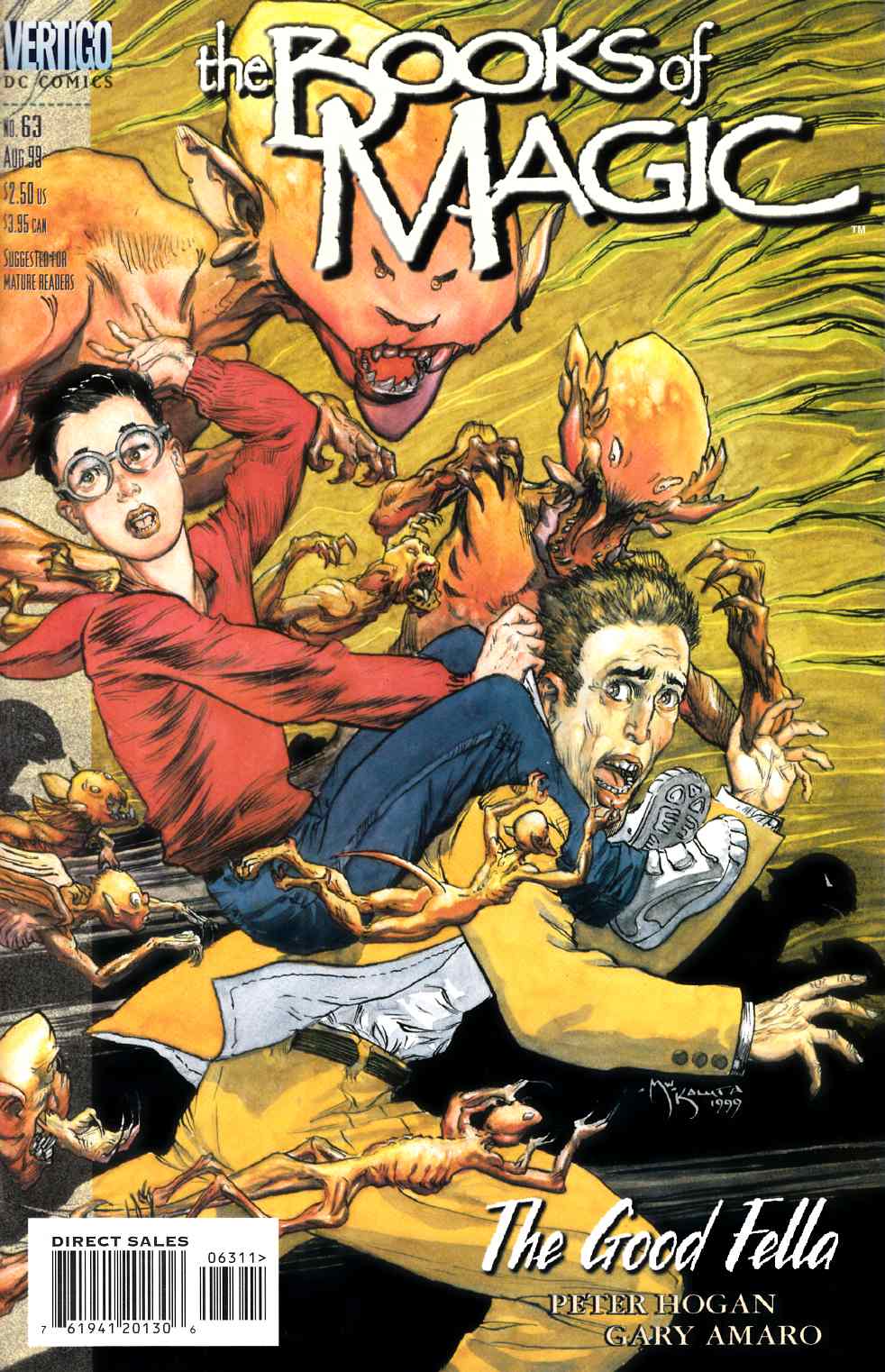 Books of Magic #63 Near Mint (9.4) [DC Comic] LARGE