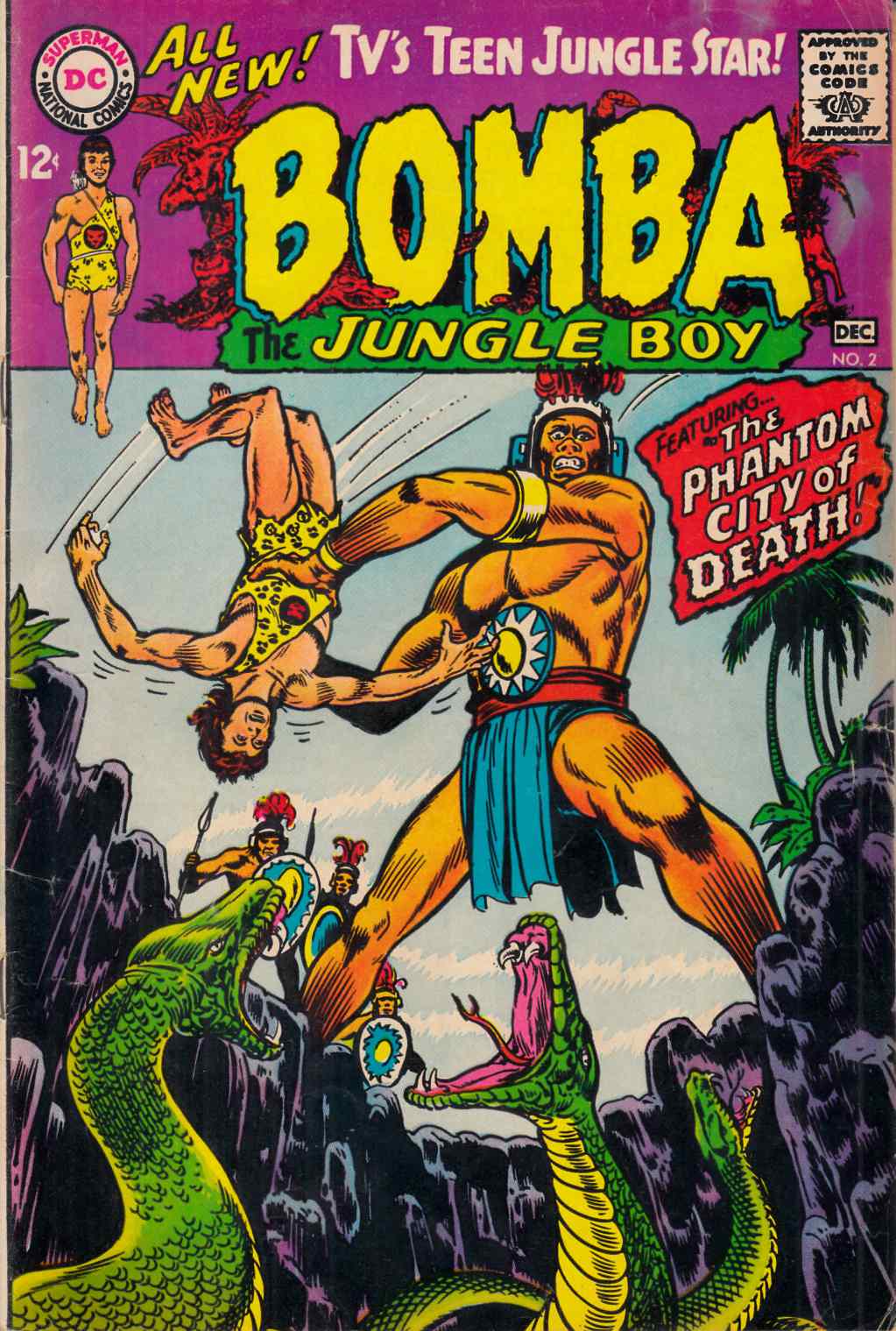 Bomba the Jungle Boy #2 Fine Minus (5.5) [DC Comic] LARGE