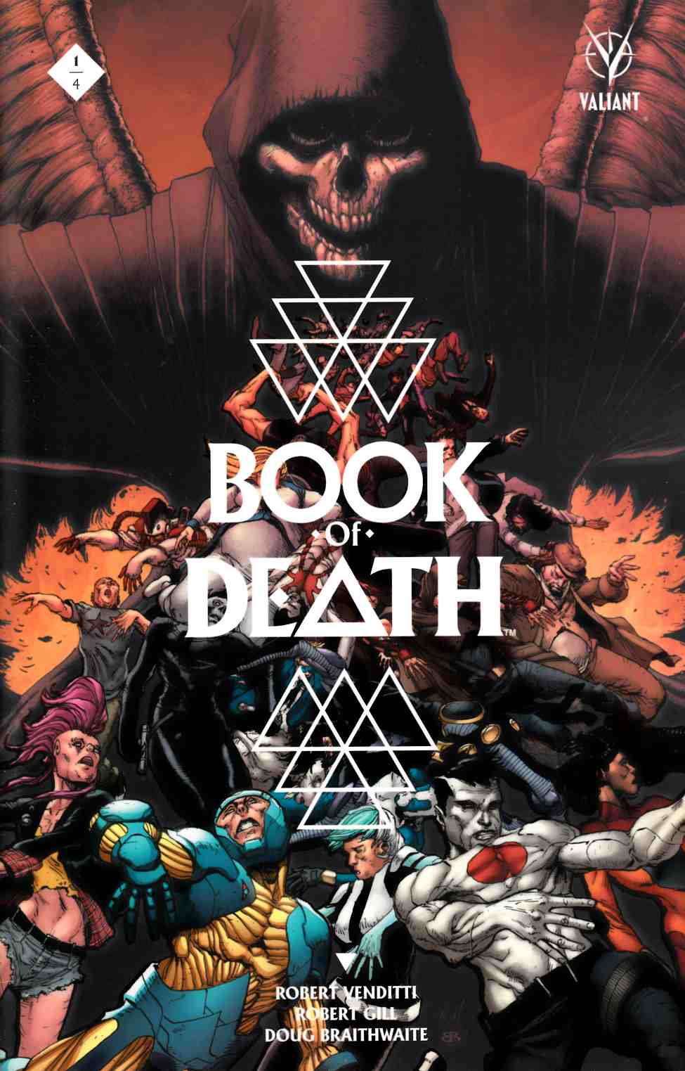 Book of Death #1 Cover A- Gill [Valiant Comic] THUMBNAIL