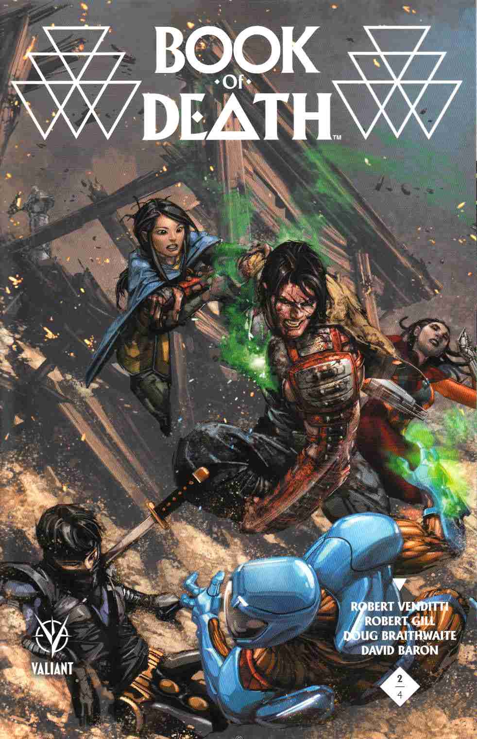 Book of Death #2 Cover B- Crain [Valiant Comic] THUMBNAIL