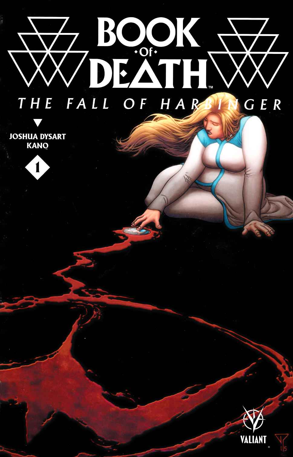 Book of Death Fall of Harbinger #1 Cover B- Portela [Valiant Comic] LARGE