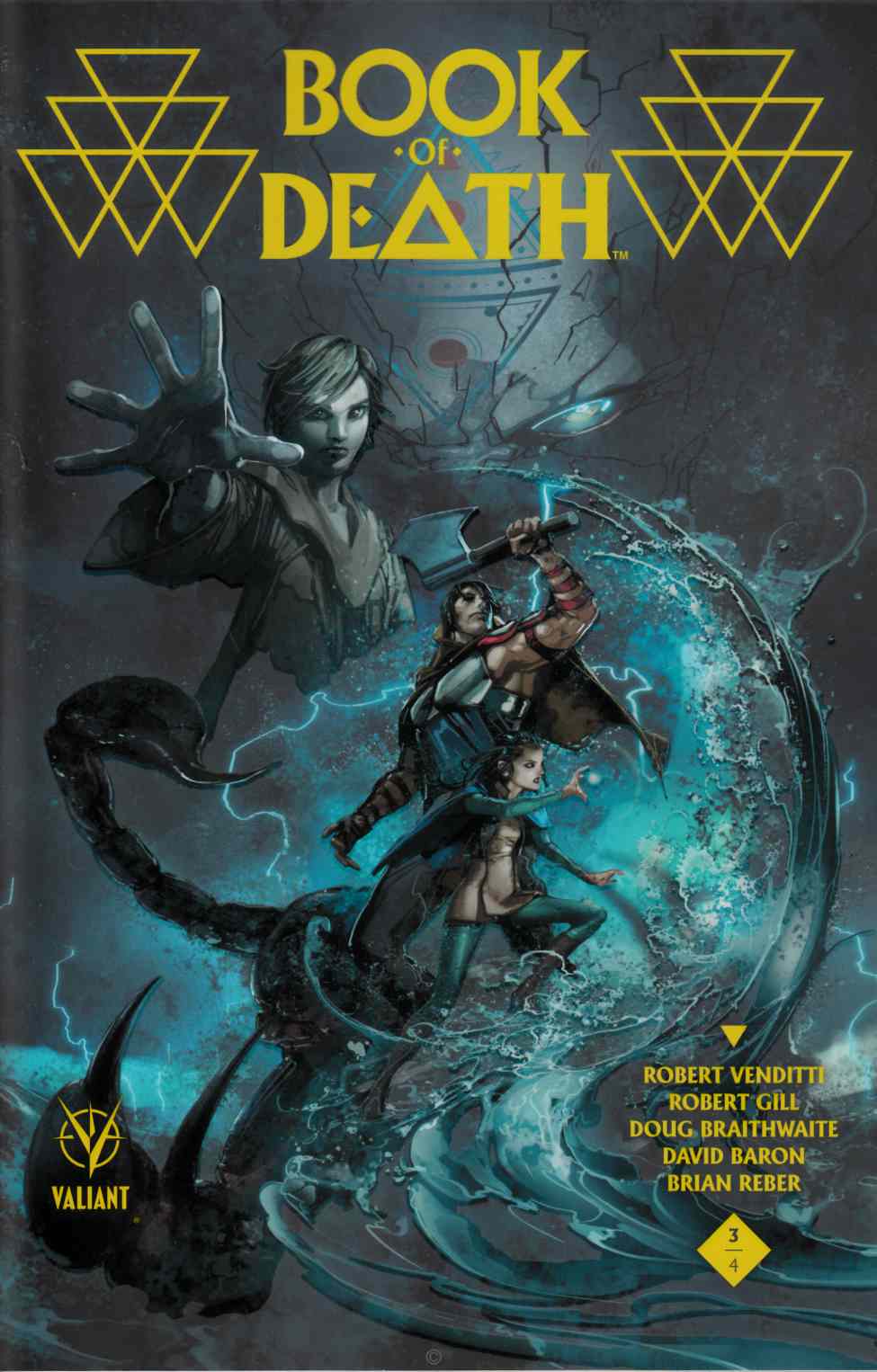 Book of Death #3 Cover B- Crain [Valiant Comic] THUMBNAIL
