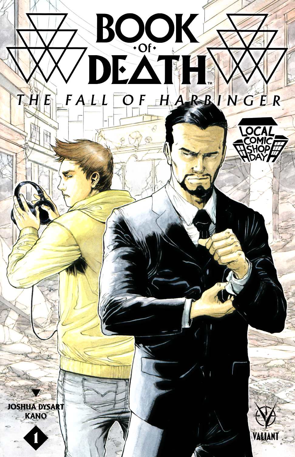 Book of Death Fall of Harbinger #1 LCSD 2015 Edition [Valiant Comic] THUMBNAIL