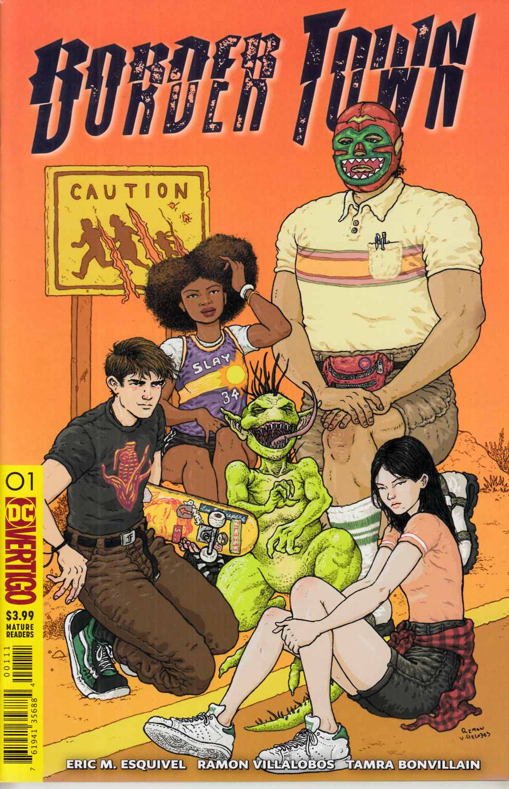 Border Town #1 Very Fine (8.0) [DC Comic] LARGE