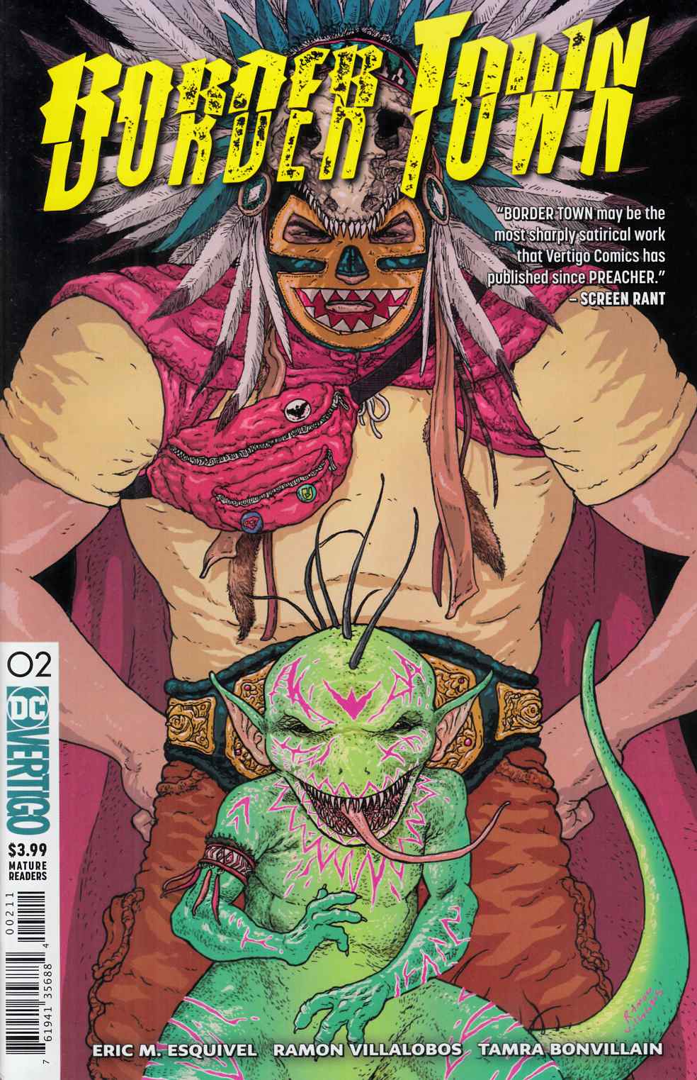 Border Town #2 Near Mint (9.4) [DC Comic] LARGE