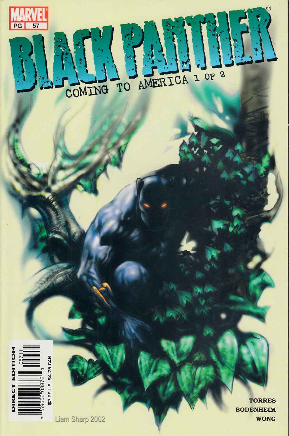 Black Panther #57 Near Mint (9.4) [Marvel Comic] LARGE