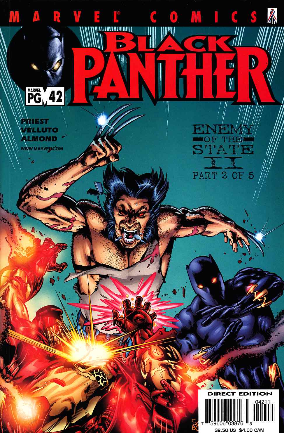 Black Panther #42 Very Fine (8.0) [Marvel Comic] THUMBNAIL