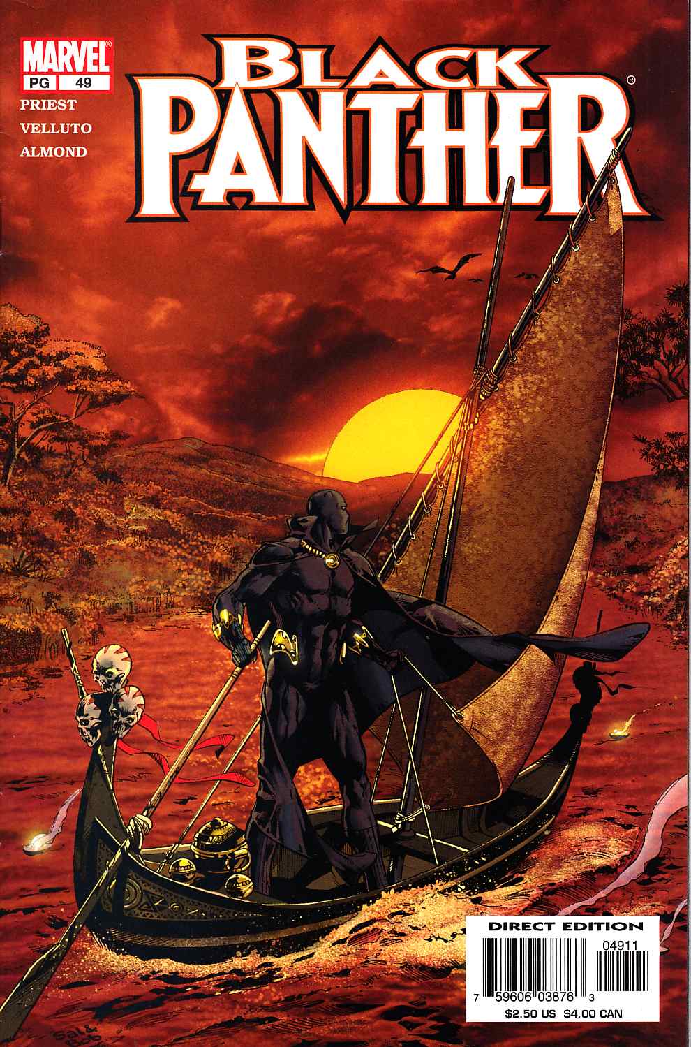 Black Panther #49 Very Fine (8.0) [Marvel Comic] THUMBNAIL