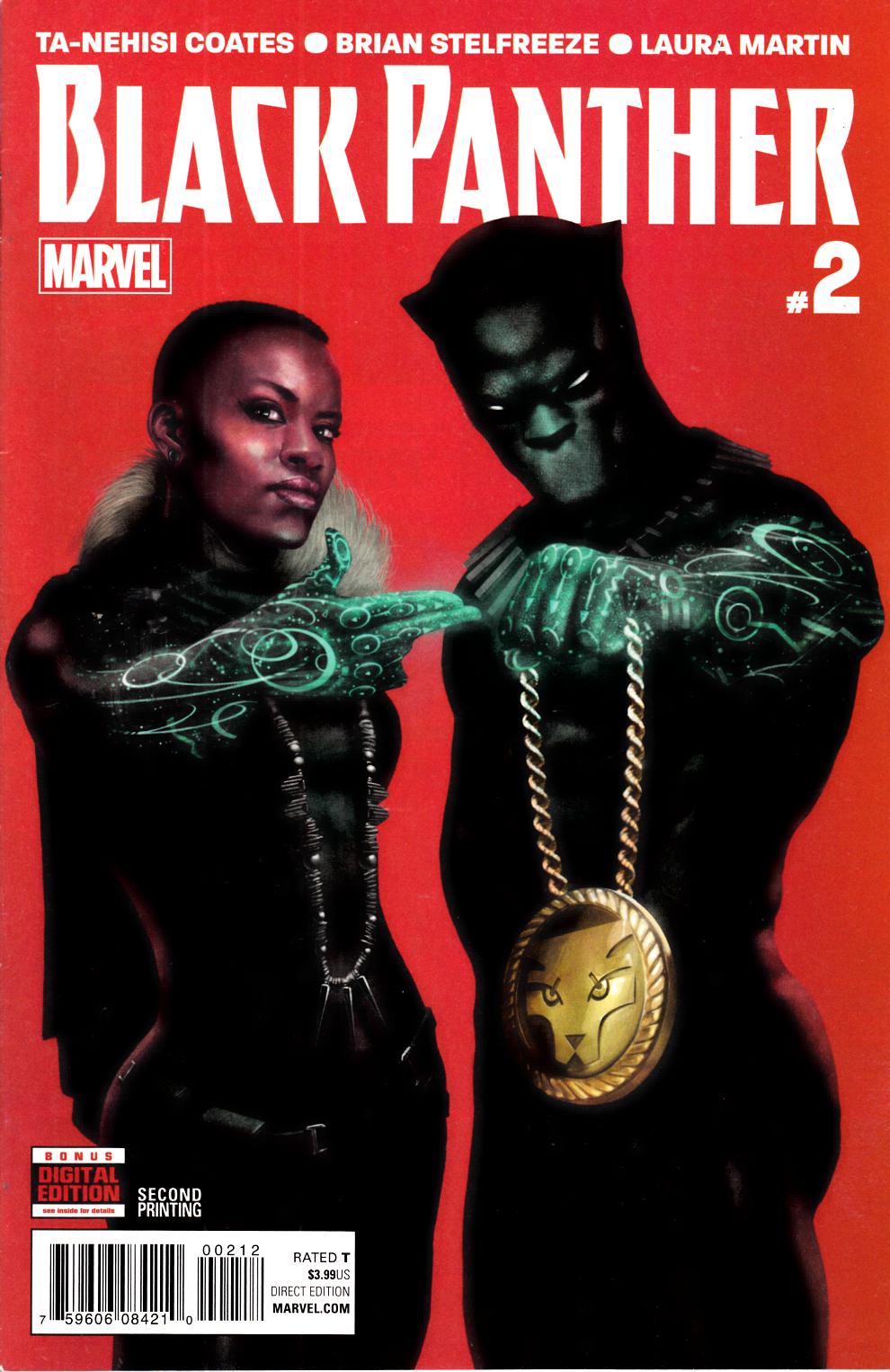 Black Panther #2 Run the Jewels Second Printing Very Fine (8.0) [Marvel Comic] THUMBNAIL