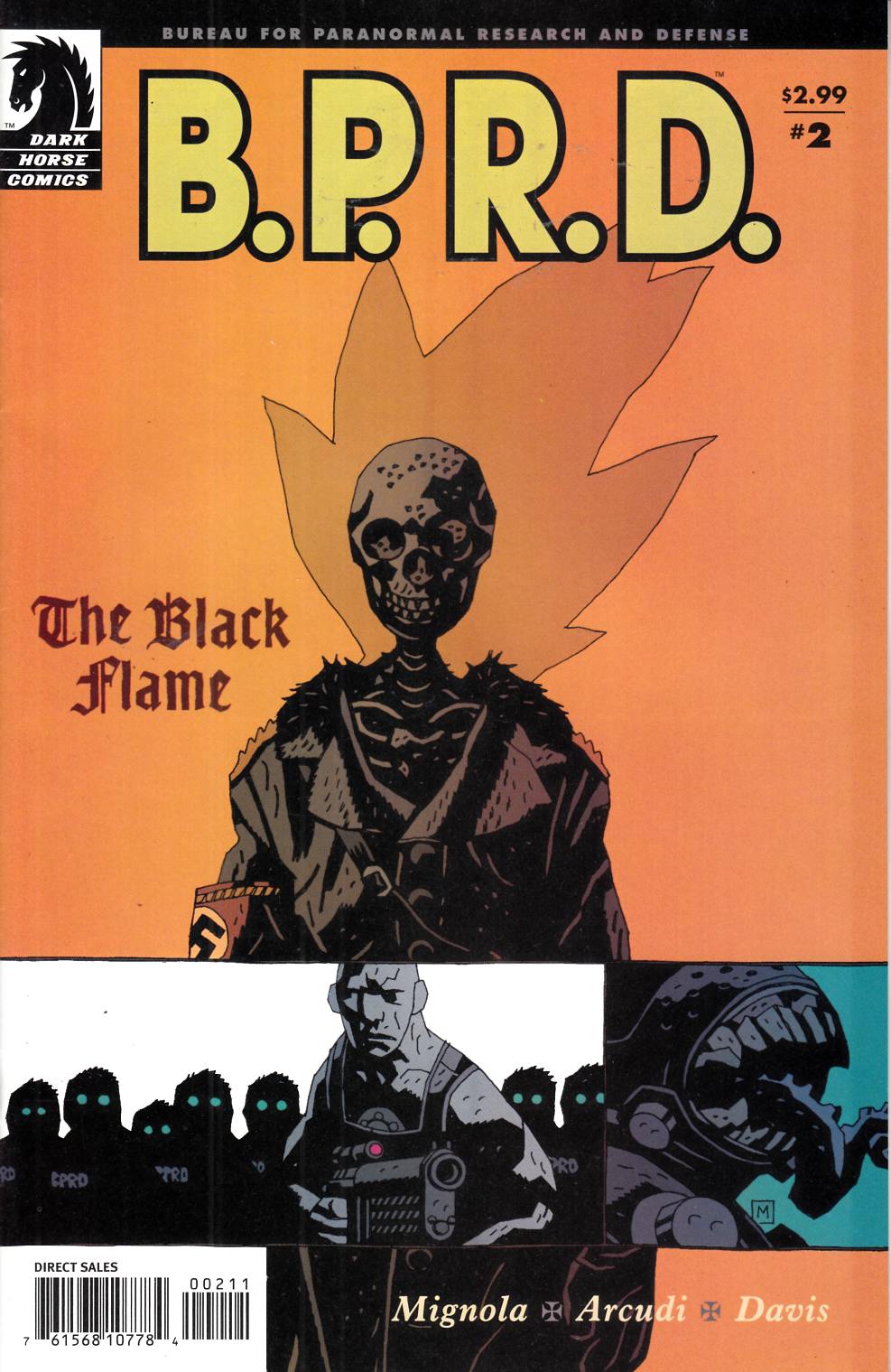 BPRD The Black Flame #2 Very Fine (8.0) [Dark Horse Comic] LARGE