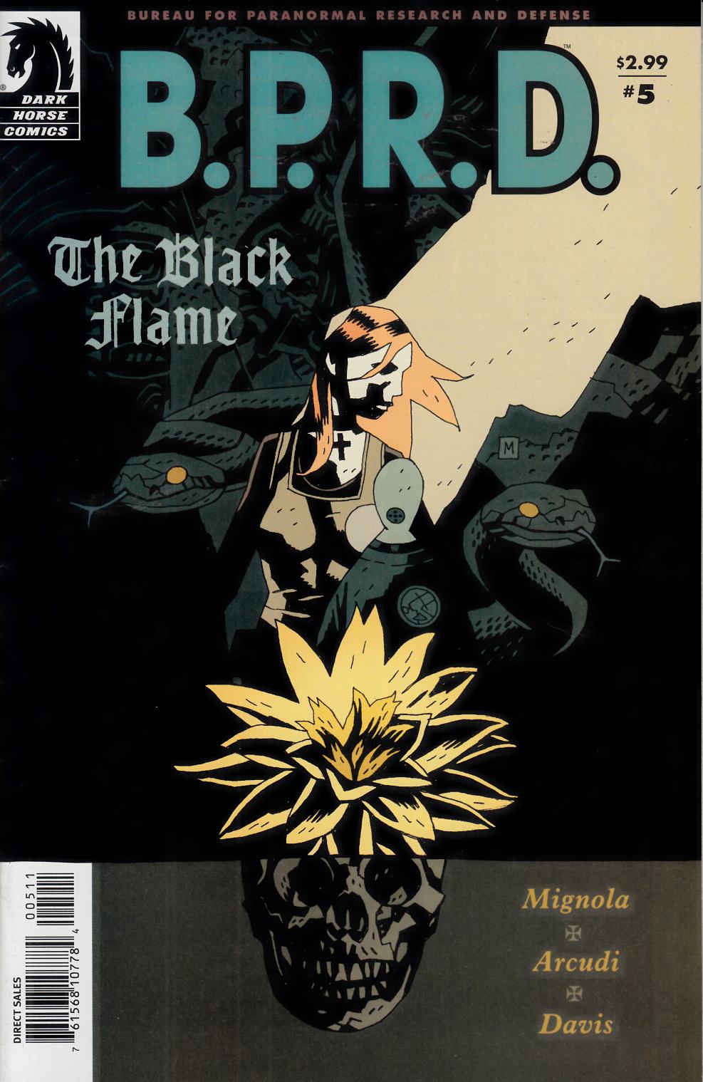 BPRD The Black Flame #5 Very Fine (8.0) [Dark Horse Comic] LARGE