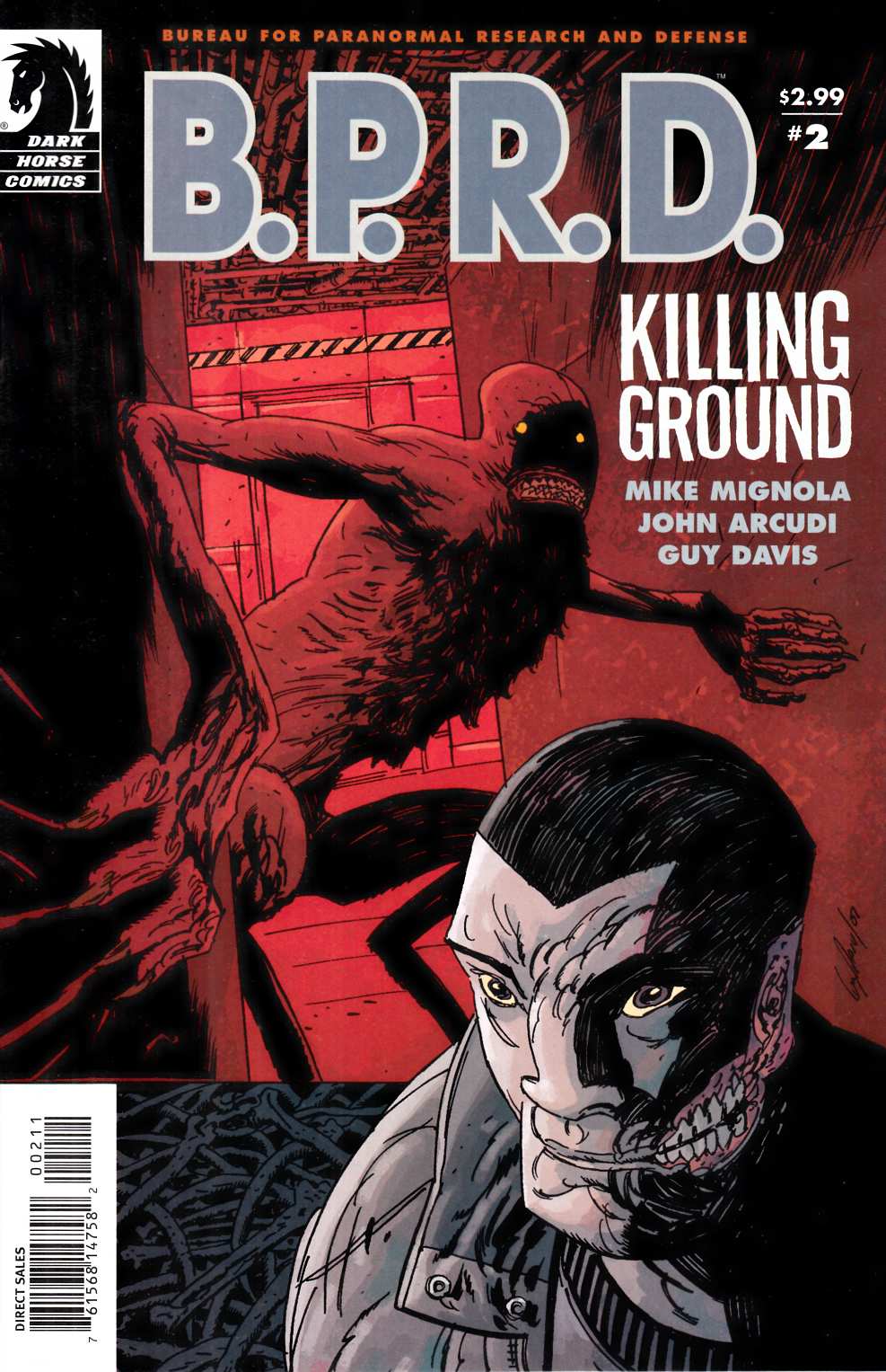 BPRD Killing Ground #2 Near Mint (9.4) [Dark Horse Comic] LARGE