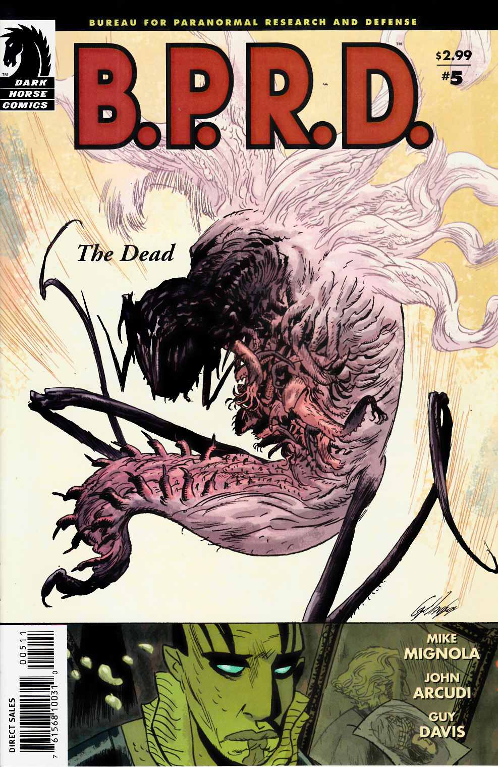 BPRD The Dead #5 Very Fine (8.0) [Dark Horse Comic] LARGE