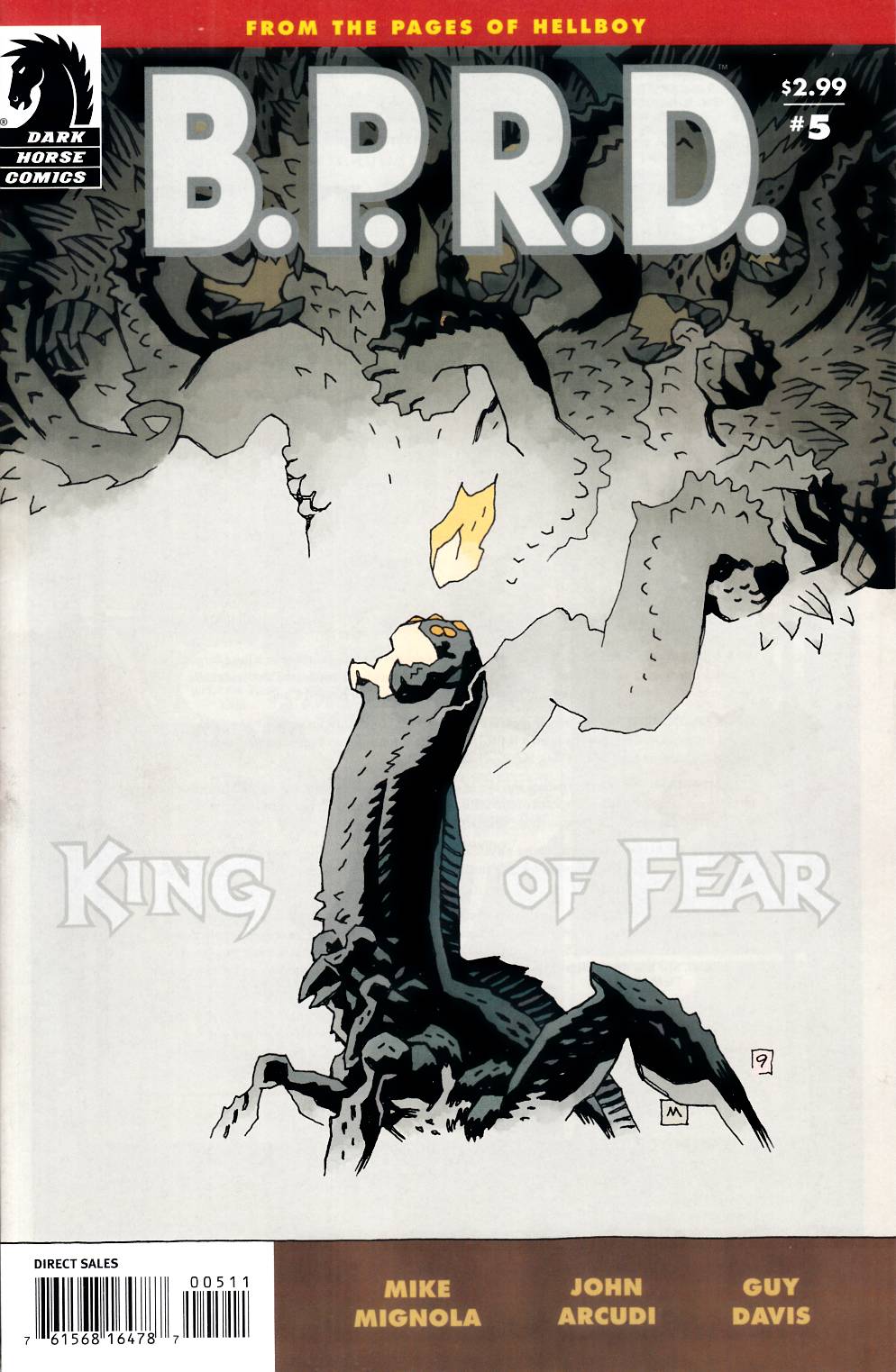 BPRD King of Fear #5 Near Mint (9.4) [Dark Horse Comic] THUMBNAIL