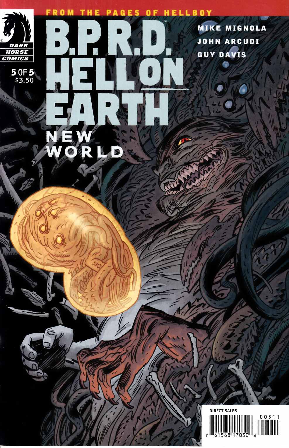 BPRD Hell on Earth New World #4 Near Mint (9.4) [Dark Horse Comic] THUMBNAIL