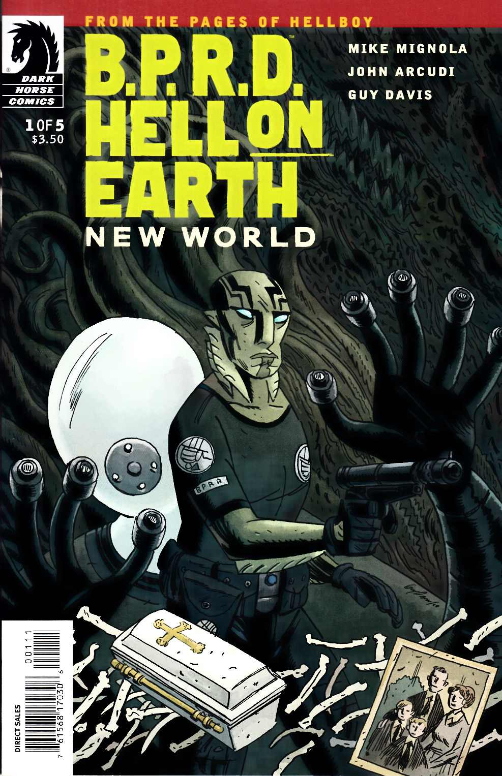 BPRD Hell on Earth New World #1 Near Mint (9.4) [Dark Horse Comic] LARGE