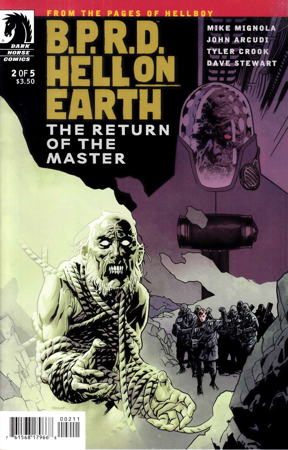 BPRD Hell on Earth Return of the Master #2 Very Fine (8.0) [Dark Horse Comic] LARGE