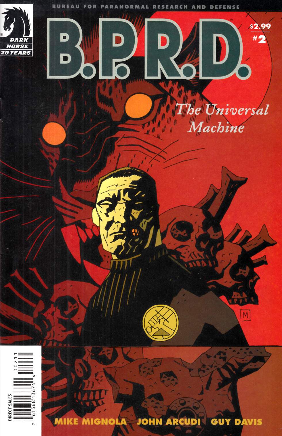 BPRD Universal Machine #2 Near Mint (9.4) [Dark Horse Comic] THUMBNAIL